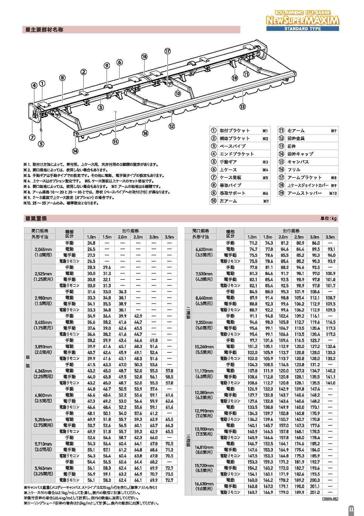 オーニングカタログ