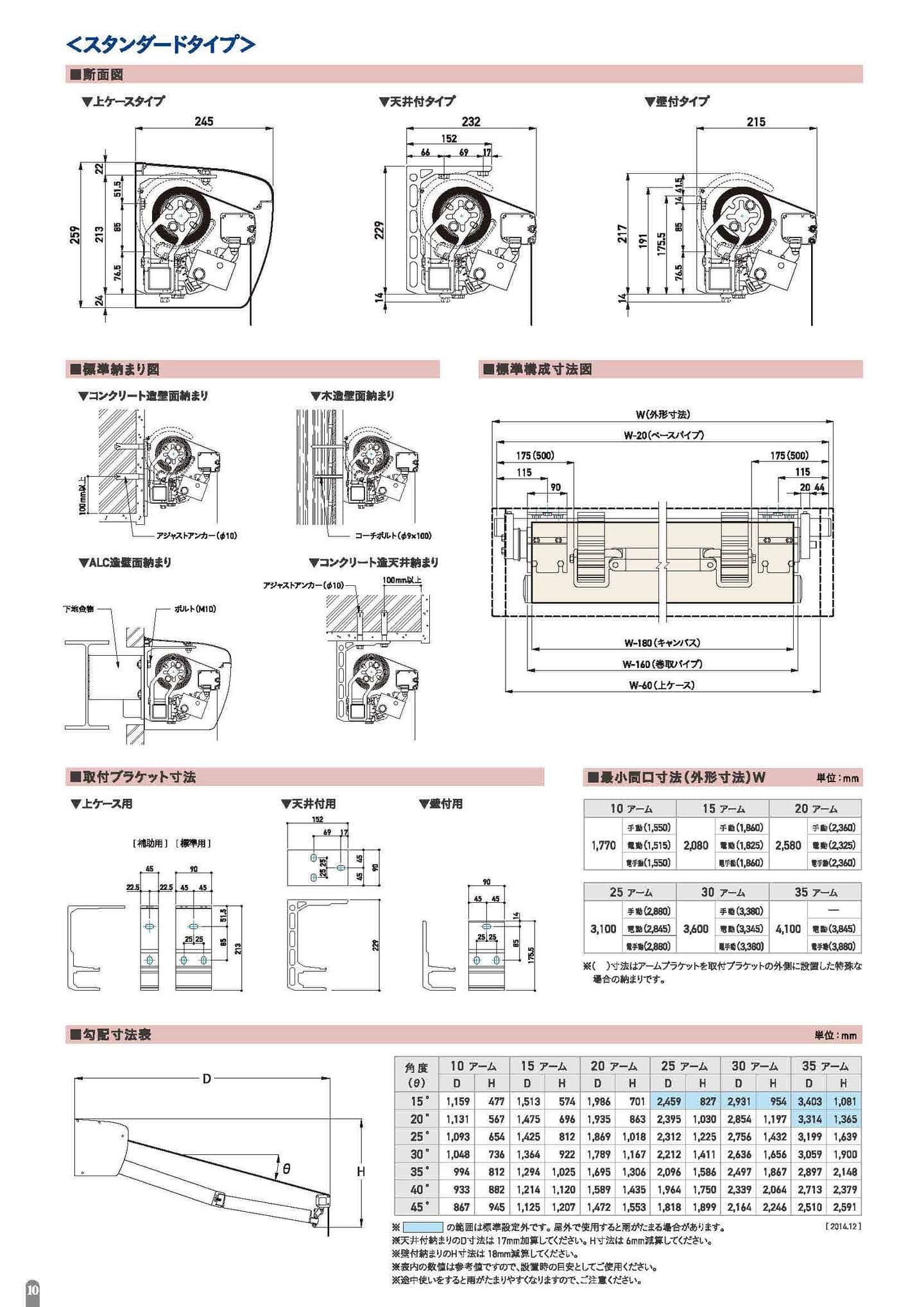 オーニングテントカタログ