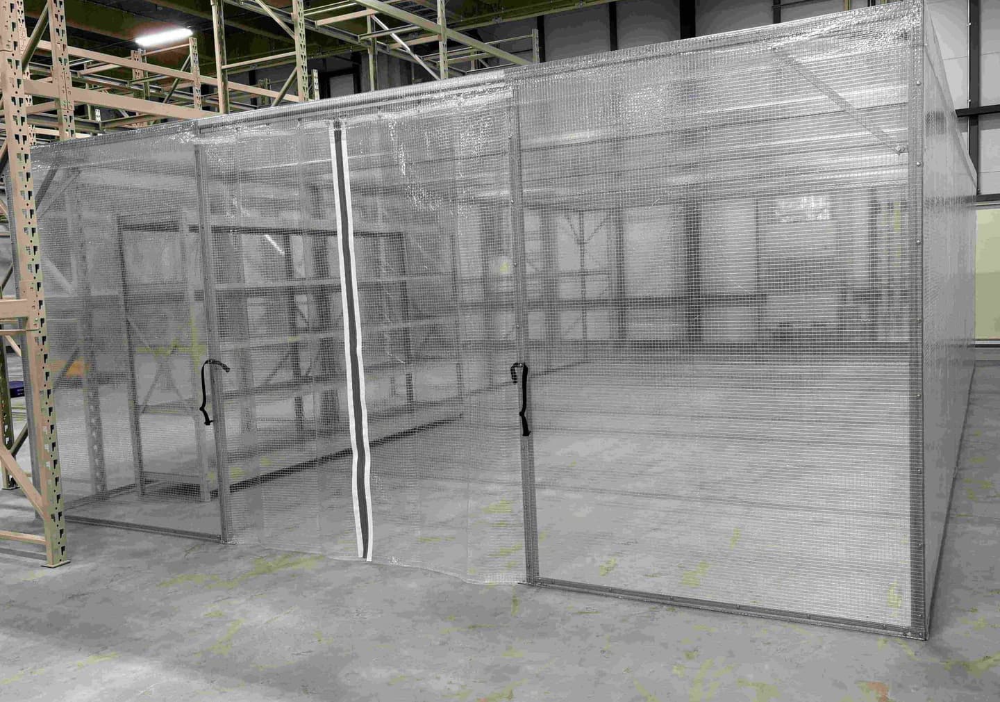 透明のシートブース