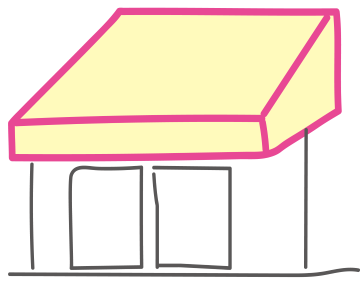 お店テント